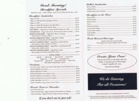 Wheatley Deli menu