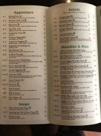 Veggie Fun menu