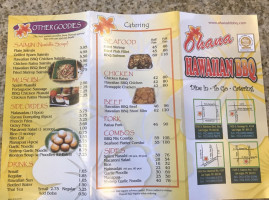 Ohana Hawaiian Bbq menu