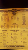 Wings Over Lowell menu