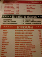 Viva México menu