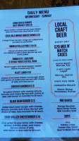 Waikiki Brewing Company, Kakaako menu