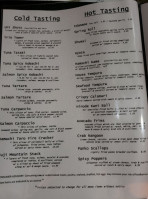 Hinode Sushi menu