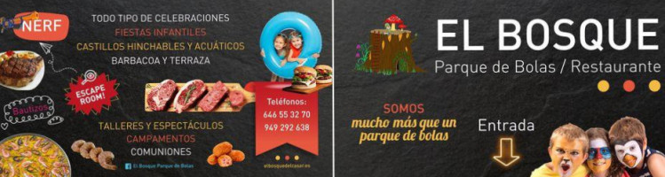 El Bosque Del Casar menu