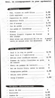 L'introuvable menu