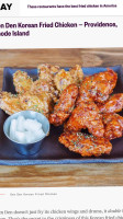 Den Den Korean Fried Chicken food