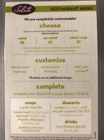 Salata menu