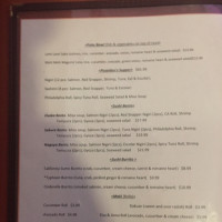 Sake Express Sushi Teriyaki menu