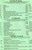 Teriyaki And More Edmonds menu