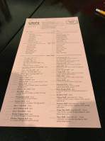 Oishi Sushi menu