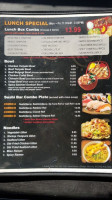 Shiawase Sushi Bar & Restaurant menu