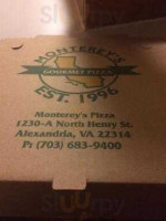 Monterey's Pizza food