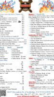 All American Bbq menu