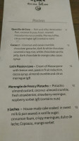 Alma Cocina Latina menu