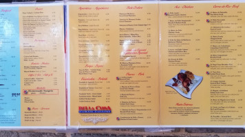 Bella Cuba menu