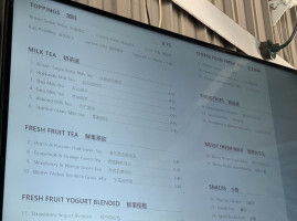 Boba Ave Express menu