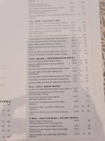 Bloom Bee menu