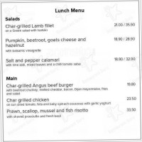 Roquette menu