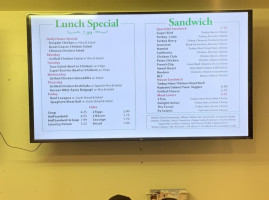 G Street Cafe menu