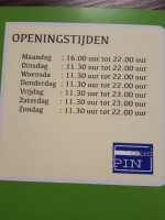 Cafe 't Trefpunt menu