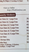 H. Salt Fish And Chips menu