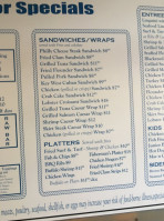 Jeff's Gourmet Market menu