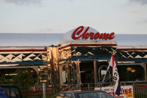 Chrome-original American Diner outside