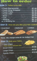 Tim's Seafood Takeaway food