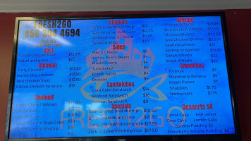 Fresh2go menu