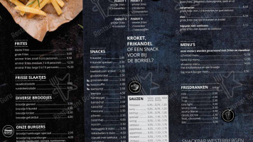 Terras Westerbergen menu