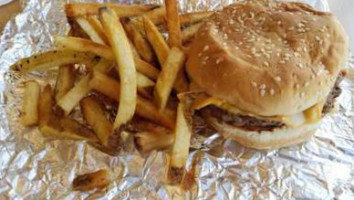 Five Guys Burgers Fries food