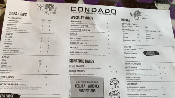 Condado Tacos menu