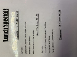 Haifa menu