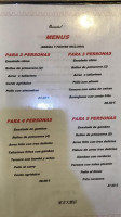 Oriental Guadalix De La Sierra menu