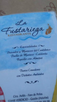 La Fustariega menu