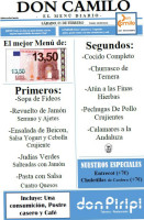 El Meson De Camilo menu