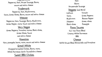 Gil's Market menu