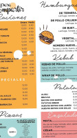 Número Nueve menu