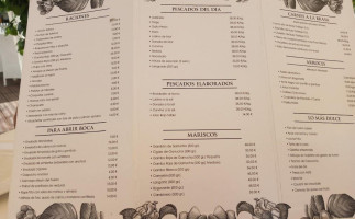 Meson Del Puerto menu