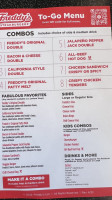 Freddy's Frozen Custard Steakburgers menu