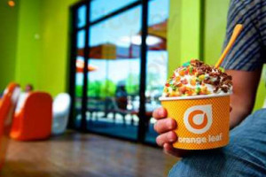 Orange Leaf Frozen Yogurt food