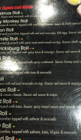 Sushi Kola menu