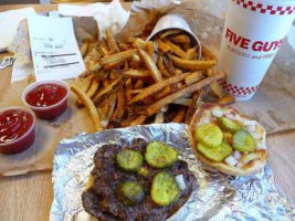 Five Guys Burgers Fries food