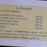 Agriturismo La Risorgiva Speisekarte