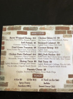 Brickyard Pub menu