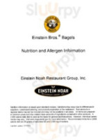 Einsten Bros. Bagels inside