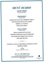 Mesón O Pote menu