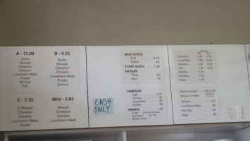 St. Louis Drive In menu