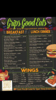 Grips Good Eats Sweets menu