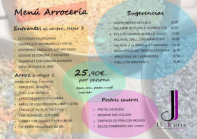 Noches De Bohemia menu